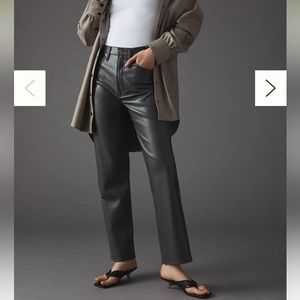 Anthropologie leather pants size 28 NWT